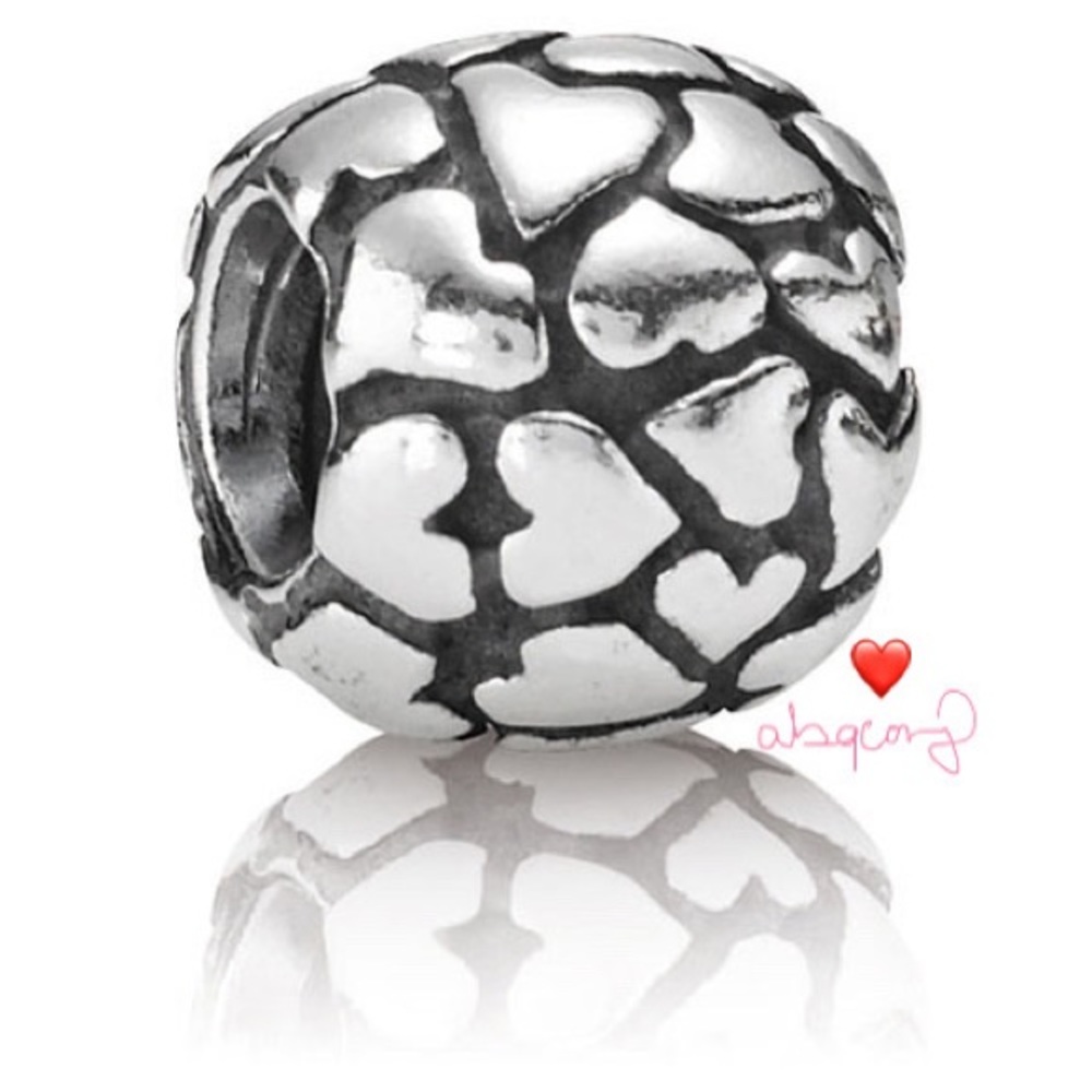 🚨 SALE 🚨 EUC Pandora 790174 Sterling Silver Lotsa Love Charm - RETIRED